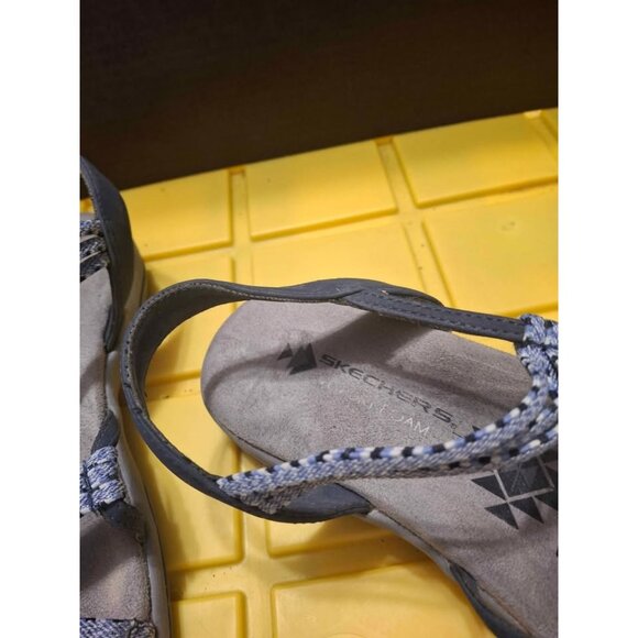 Skechers Women's Reggae Slim-Stretch Appeal-Z-Gore Slingback Sandals Size 9. - Picture 8 of 10